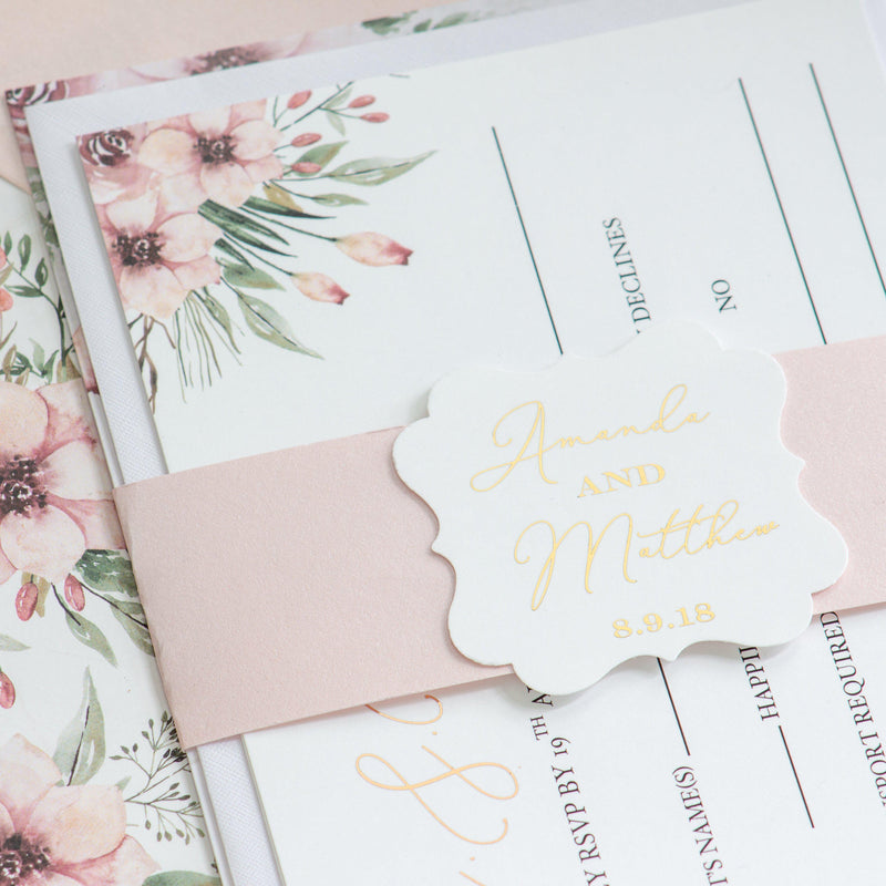 Fall In Love - Blush Invitation -  invitations - Adore Paper